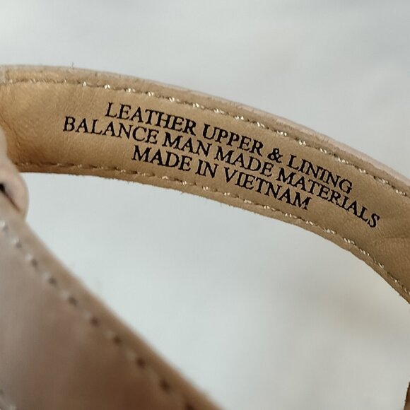 Born Crown Myndy Wedge Sandal; Pink/Blush Leather - Picture 6 of 9